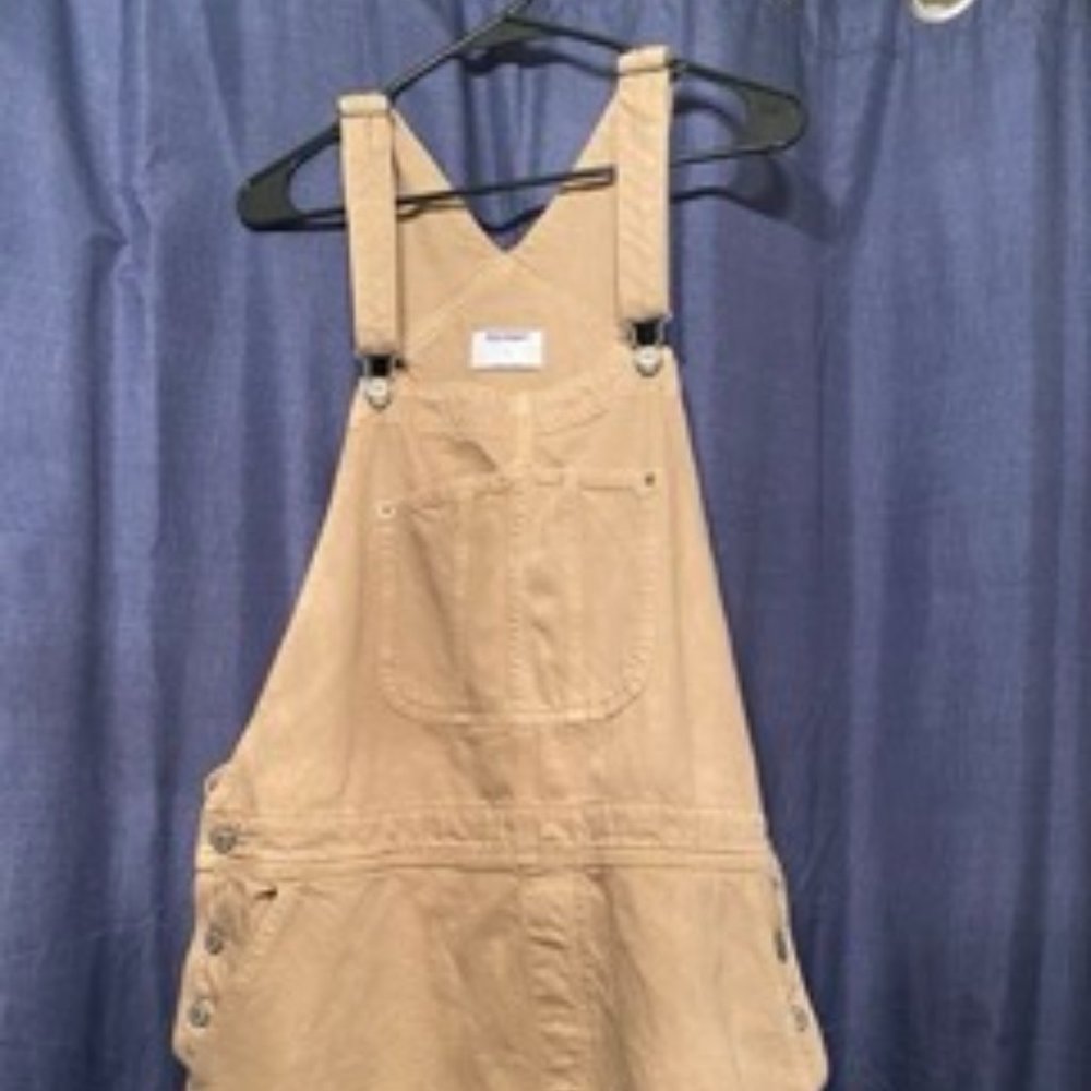 Tan Old Navy Overall Shorts